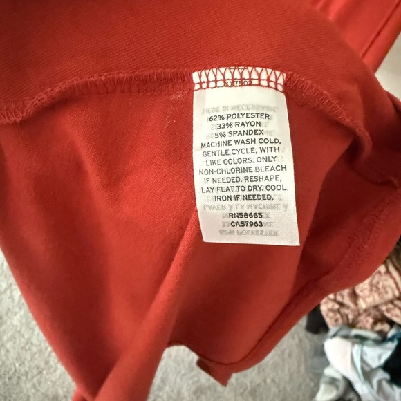 Open Edit rust Ruched V-Neck Long Sleeve Maxi - Picture 4 of 6